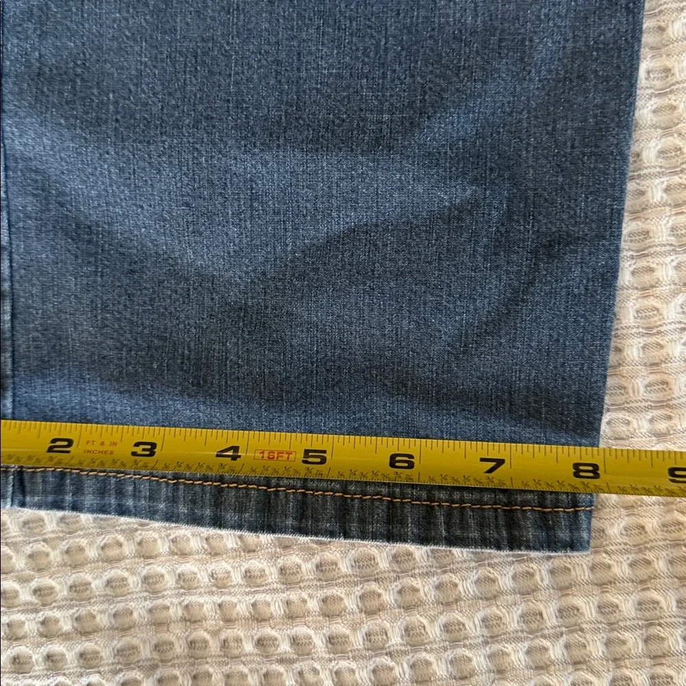 Eileen Fisher Dark Blue Straight Leg Jeans - Picture 7 of 7